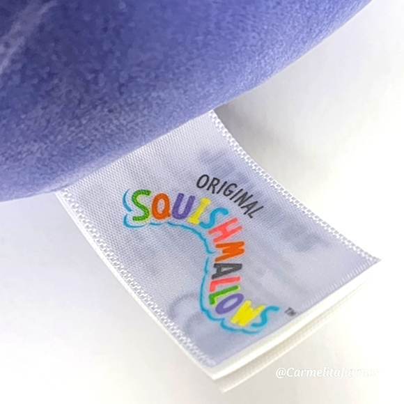 BINOCHE 🦌 FTM Blue & White Fur Belly Girly Goth Squad Original Squishmallow NWT - Picture 7 of 8